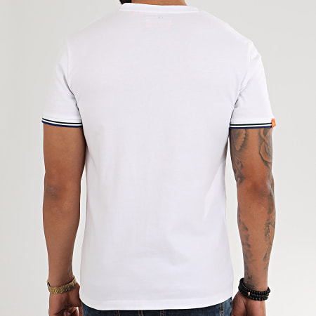 Superdry - Tee Shirt OL Rib M1010051A Blanc