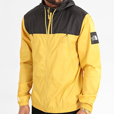 The North Face - Coupe-Vent A Capuche 1990 Mountain A2S4Z Jaune Moutarde