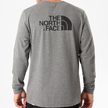 The North Face - Tee Shirt Manches Longues Easy A2TX1 Gris Chiné
