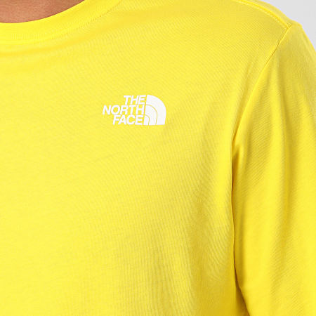 The North Face - Tee Shirt Manches Longues Red Box 93LD Jaune