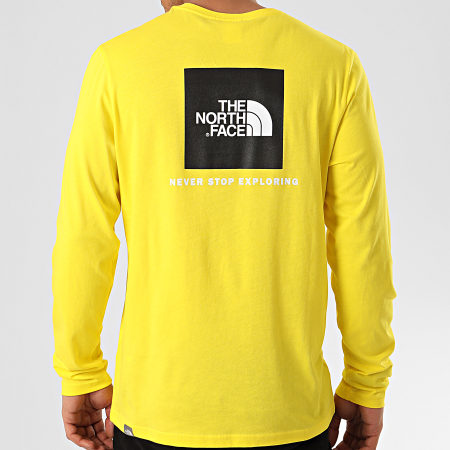 The North Face - Tee Shirt Manches Longues Red Box 93LD Jaune