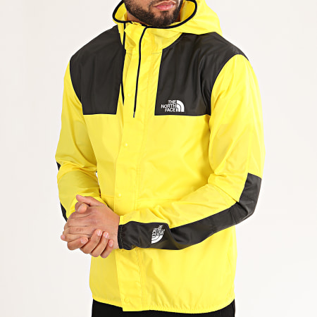 The North Face - Coupe-Vent A Capuche 1985 Mountain CH37 Jaune