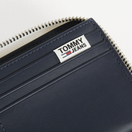 Tommy Jeans - Portefeuille Femme Logo Tape Nylon 8264 Bleu Marine