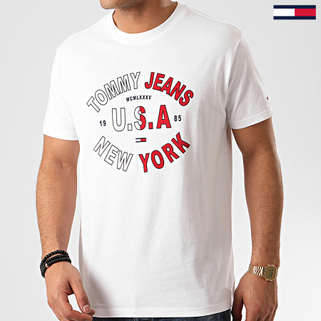Tommy Jeans - Tee Shirt Arched Graphic 8100 Blanc