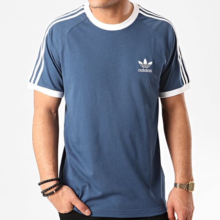 Adidas Originals - Tee Shirt A Bandes FM3772 Bleu Marine