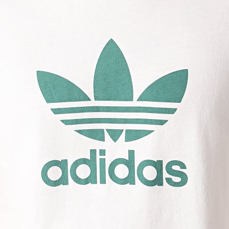 Adidas Originals - Tee Shirt Trefoil FM3789 Blanc