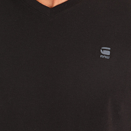G-Star - Tee Shirt Col V Base-S D16412-336 Noir