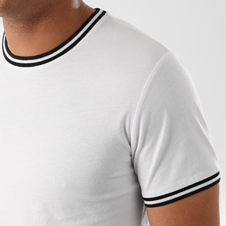 LBO - Tee Shirt Oversize Ringer 932 Blanc