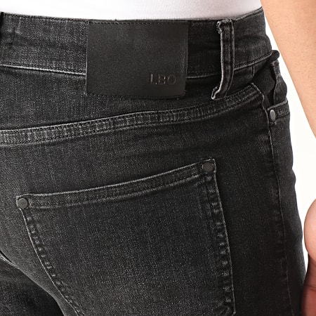 LBO - Short Jean Skinny Fit 1001 SS-12A Denim Noir