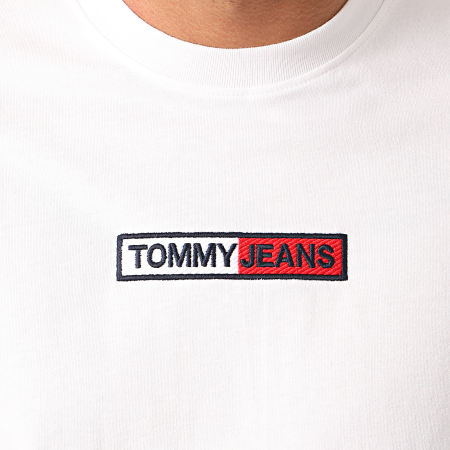 Tommy Jeans - Tee Shirt Embroidered Box Logo 7868 Blanc