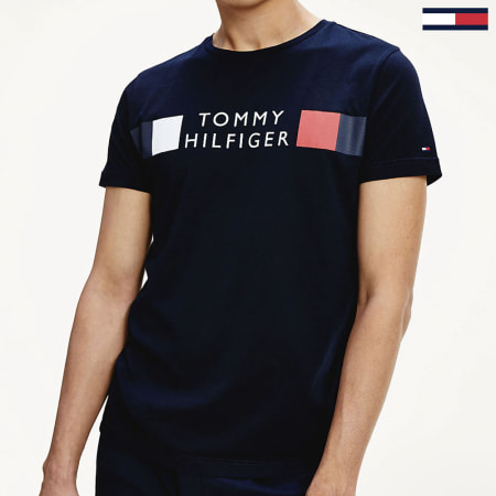 Tommy Hilfiger - Tee Shirt 3330 Bleu Marine