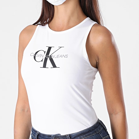 Calvin Klein - Débardeur Femme Crop 3050 Blanc