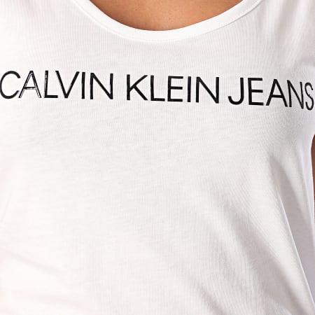 Calvin Klein - Débardeur Femme Crop 3051 Blanc