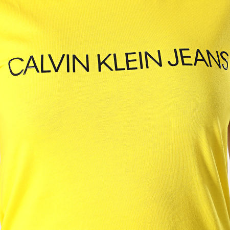 Calvin Klein - Tee Shirt Femme 3127 Jaune