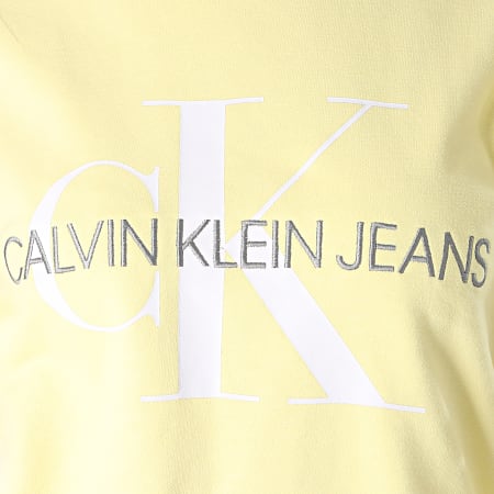 Calvin Klein - Sweat Crewneck Femme 3480 Jaune