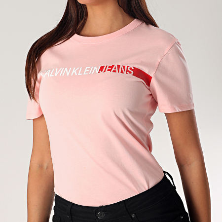 Calvin Klein - Tee Shirt Femme 3552 Rose