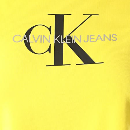 Calvin Klein - Tee Shirt Crop Femme 213692 Jaune