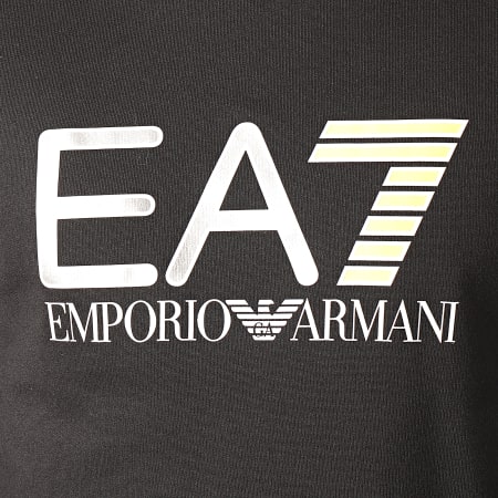 EA7 Emporio Armani - Sweat Crewneck 3HPM22-PJ05Z Noir Argenté