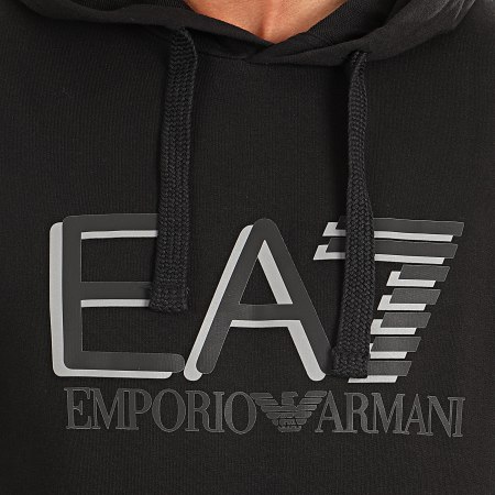 EA7 Emporio Armani - Sweat Capuche 3HPM62-PJ05Z Noir