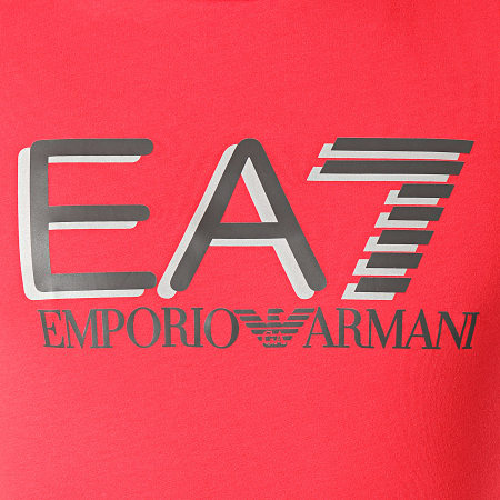 EA7 Emporio Armani - Tee Shirt 3HPT81-PJM9Z Rouge Réfléchissant