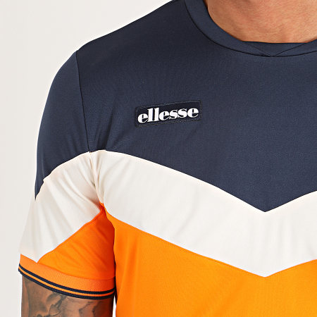 Ellesse - Tee Shirt Oversize Cobra SEE08664 Orange Bleu Marine