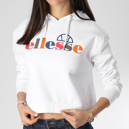 Ellesse - Sweat Capuche Femme Gaetana SGE08458 Blanc