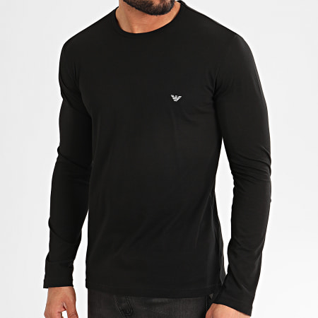 Emporio Armani - Tee Shirt Manches Longues 111653-0P722 Noir