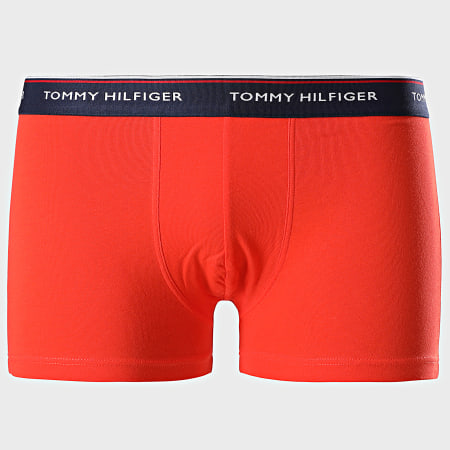 Tommy Hilfiger - Lot De 3 Boxers Premium Essentials 1U87903842 Orange Bleu