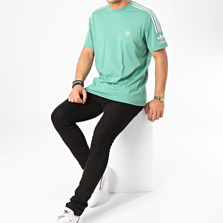 Adidas Originals - Tee Shirt A Bandes Tech FM3799 Vert