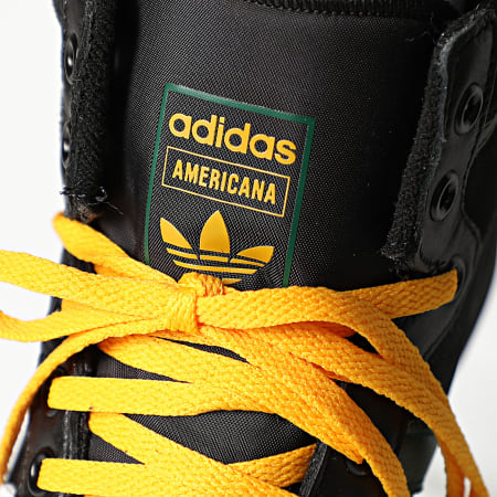Adidas Originals - Baskets Americana Hi EG5783 Core Black Green Active Gold