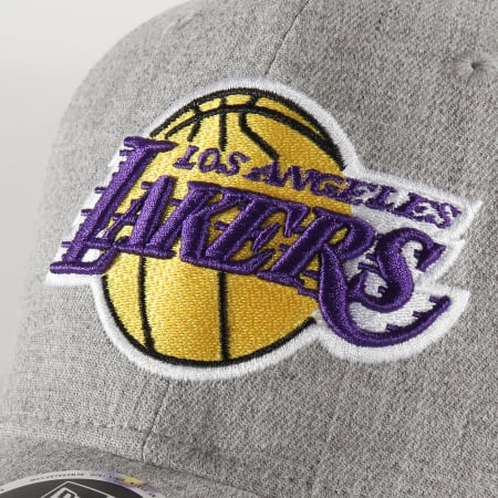 New Era - Casquette 9Fifty Stretch Snap 12285448 Los Angeles Lakers Gris Chiné