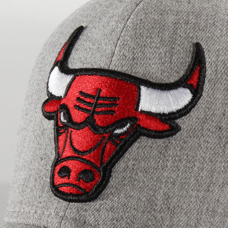 New Era - Casquette 9Fifty Stretch Snap 12285451 Chicago Bulls Gris Chiné