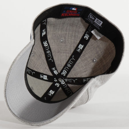 New Era - Casquette Fitted 39Thirty Heather 12285457 Los Angeles Dodgers Gris Chiné