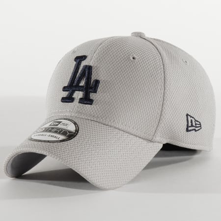 New Era - Casquette Fitted 39Thirty Diamond Era 12285525 Los Angeles Dodgers Gris