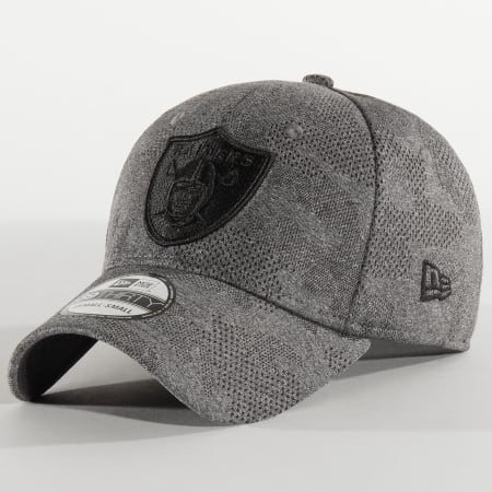 New Era - Casquette Fitted 39Thirty Engineered Plus 12287060 Oakland raiders Gris Chiné Camo