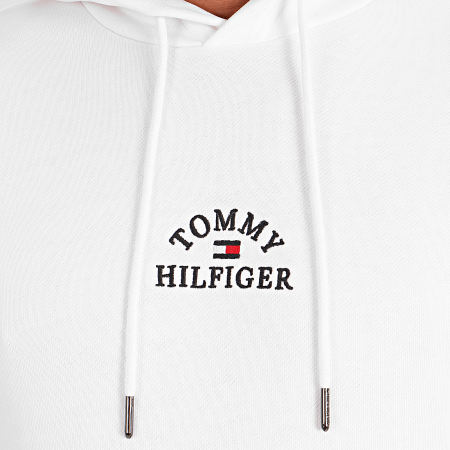 Tommy Hilfiger - Sweat Capuche Basic Embroidered 3037 Blanc