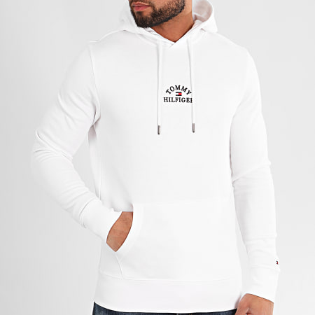 Tommy Hilfiger - Sweat Capuche Basic Embroidered 3037 Blanc