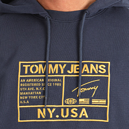Tommy Jeans - Sweat Capuche Surplus 7889 Bleu Marine