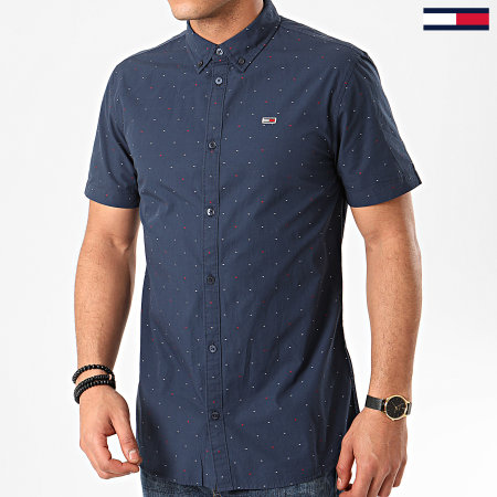 Chemise à manches courtes coupe standard Tommy Hilfiger Homme Vêtements Chemises Manches courtes 