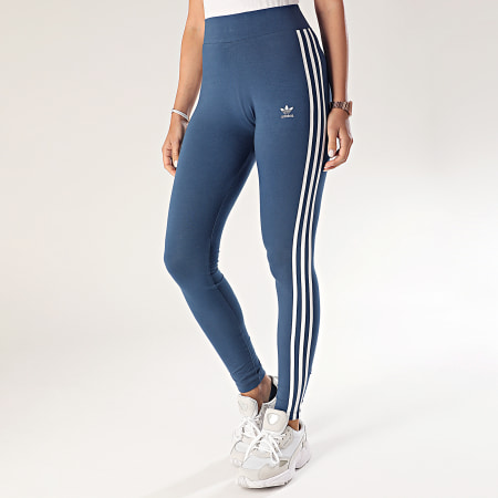 Adidas Originals - Legging Femme A Bandes 3 Stripes FM3286 Bleu Marine