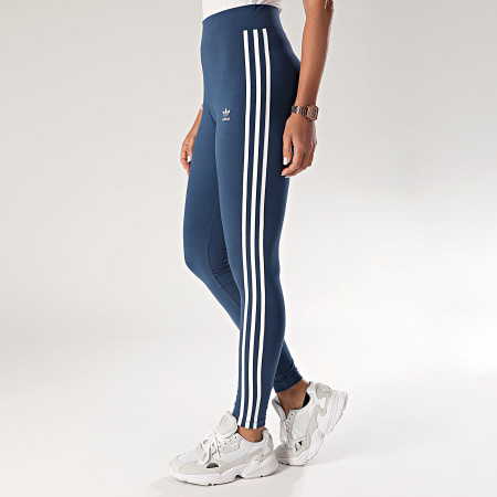 Adidas Originals - Legging Femme A Bandes 3 Stripes FM3286 Bleu Marine