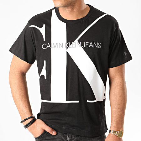 Calvin Klein - Tee Shirt Upscale Monogram Logo 4810 Noir