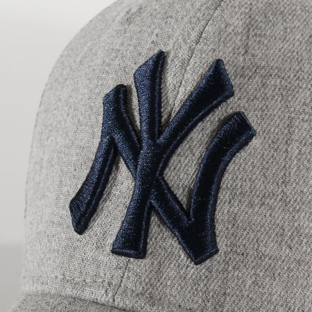 New Era - Casquette Enfant 9Fifty Heather Stretch-Snap 12301157 New York Yankees Gris Chiné