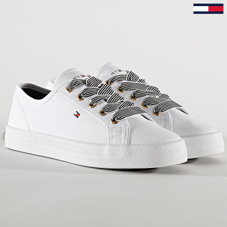 Tommy Hilfiger - Baskets Femme Essential Nautical Sneaker 4848 White