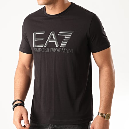 EA7 Emporio Armani - Tee Shirt Réfléchissant 3HPT81-PJM9Z Noir