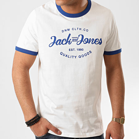Jack And Jones - Tee Shirt Retro Blanc