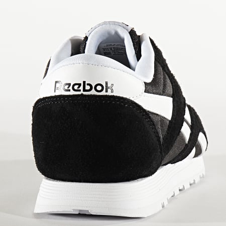 Reebok - Baskets Femme Classic Leather Nylon FV4433 Black White