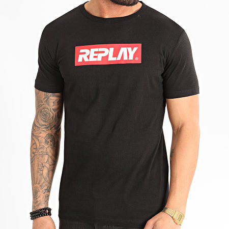 Replay - Tee Shirt Basic Jersey M3003 Noir