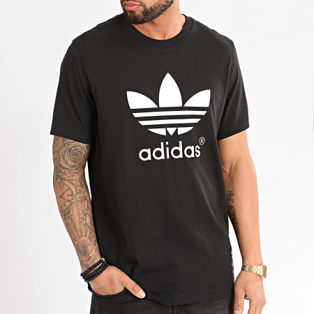 Adidas Originals - Tee Shirt Trefoil Hist 81 FM3371 Noir