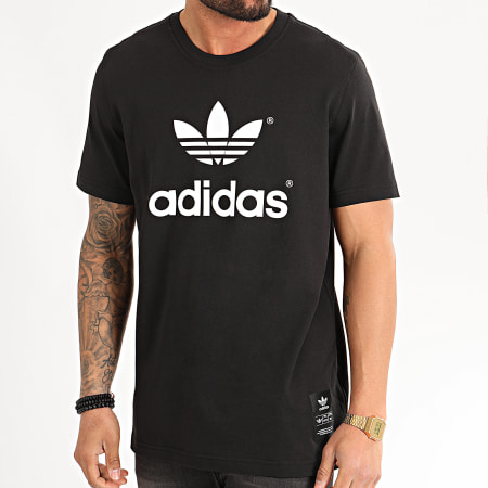 Adidas Originals - Tee Shirt Trefoil Hist 72 FM3388 Noir